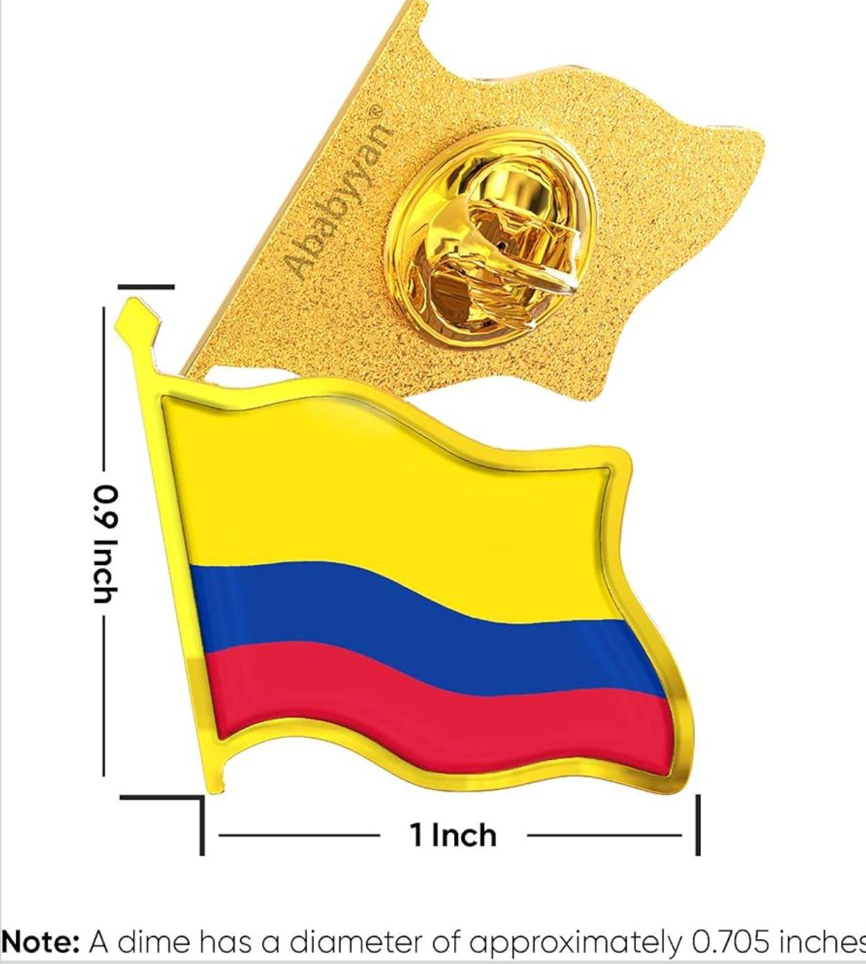 PIN DE SOLAPA BANDERA DE COLOMBIA